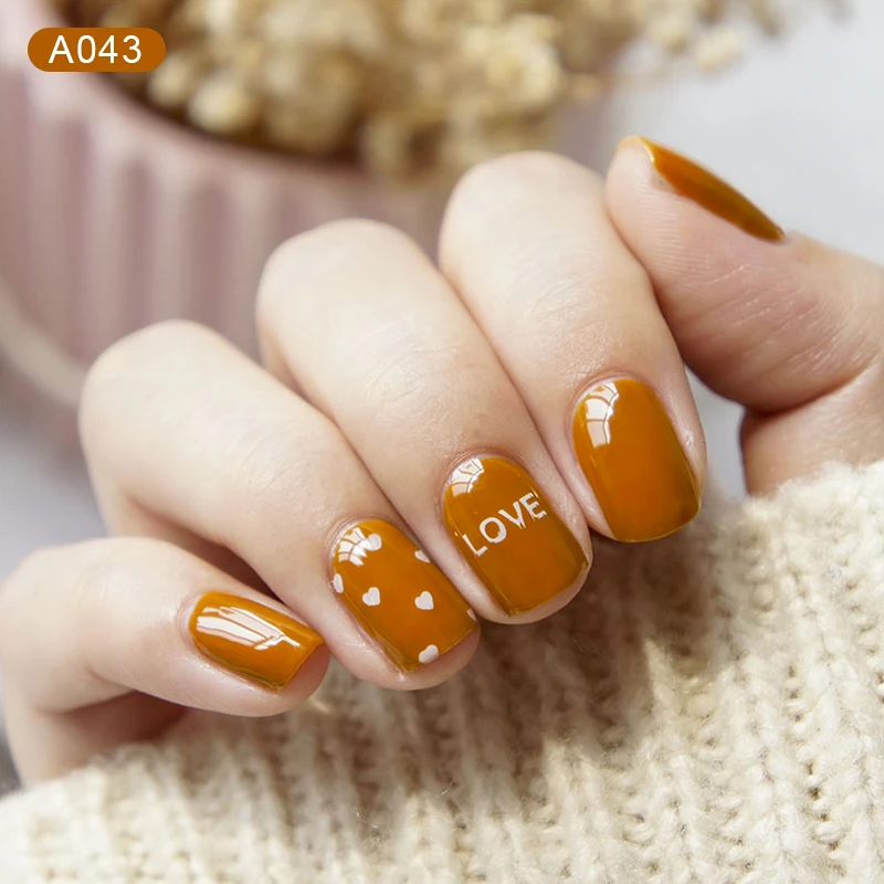 Гель-лак LUCKY COLOR для ногтей красный кофейный цвет долговечный Гель маникюра