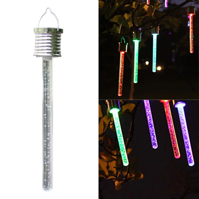 

Newest Solar Acrylic Hanging Lamp LED Color Changing Garden Lighting Waterproof