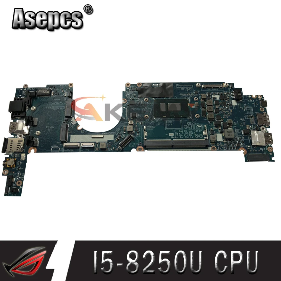 

Для Dell latitude 7290 7390 I5-8250U Материнская плата ноутбука CN-0GGKXG 0GGKXG DAZ20 LA-F312P тестирование Бесплатная доставка