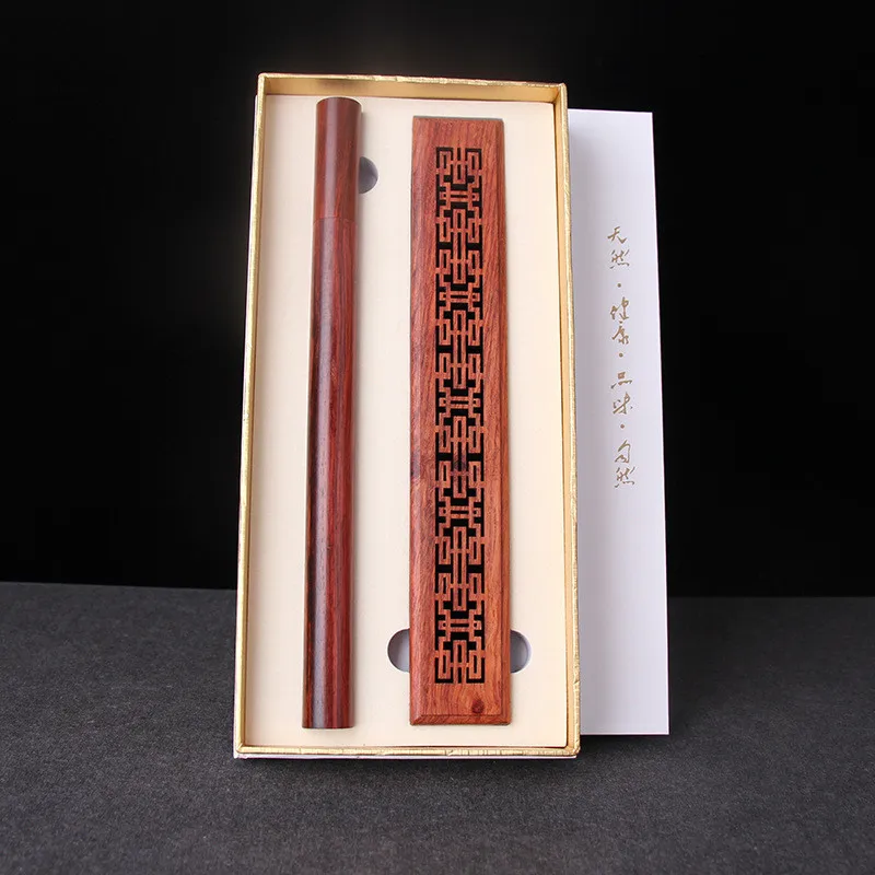 Incense burner set-A Качественный набор горелки для благовоний вьетнамский деревянный полый подставка для ароматических палочек с огнеупорным ковриком держатель ароматических палочек Подарочная коробка домашний декор - Цвет: Incense burner set-A