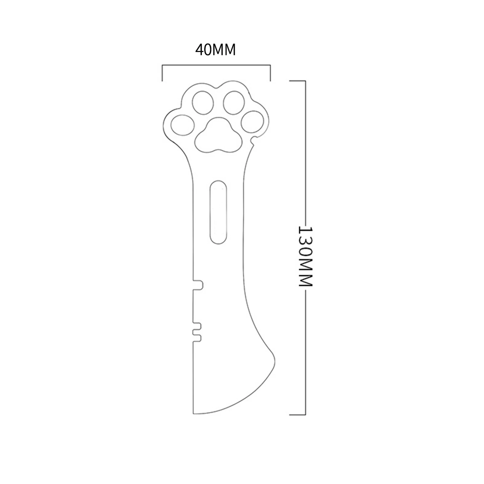 Мультяшный дизайн в виде кошачьей лапы консервный нож многофункциональный для