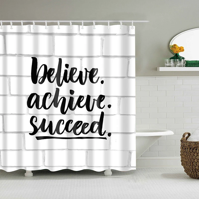 

black and white shower curtain inspiration bathroom curtain cortina ducha new arrival bath curtain