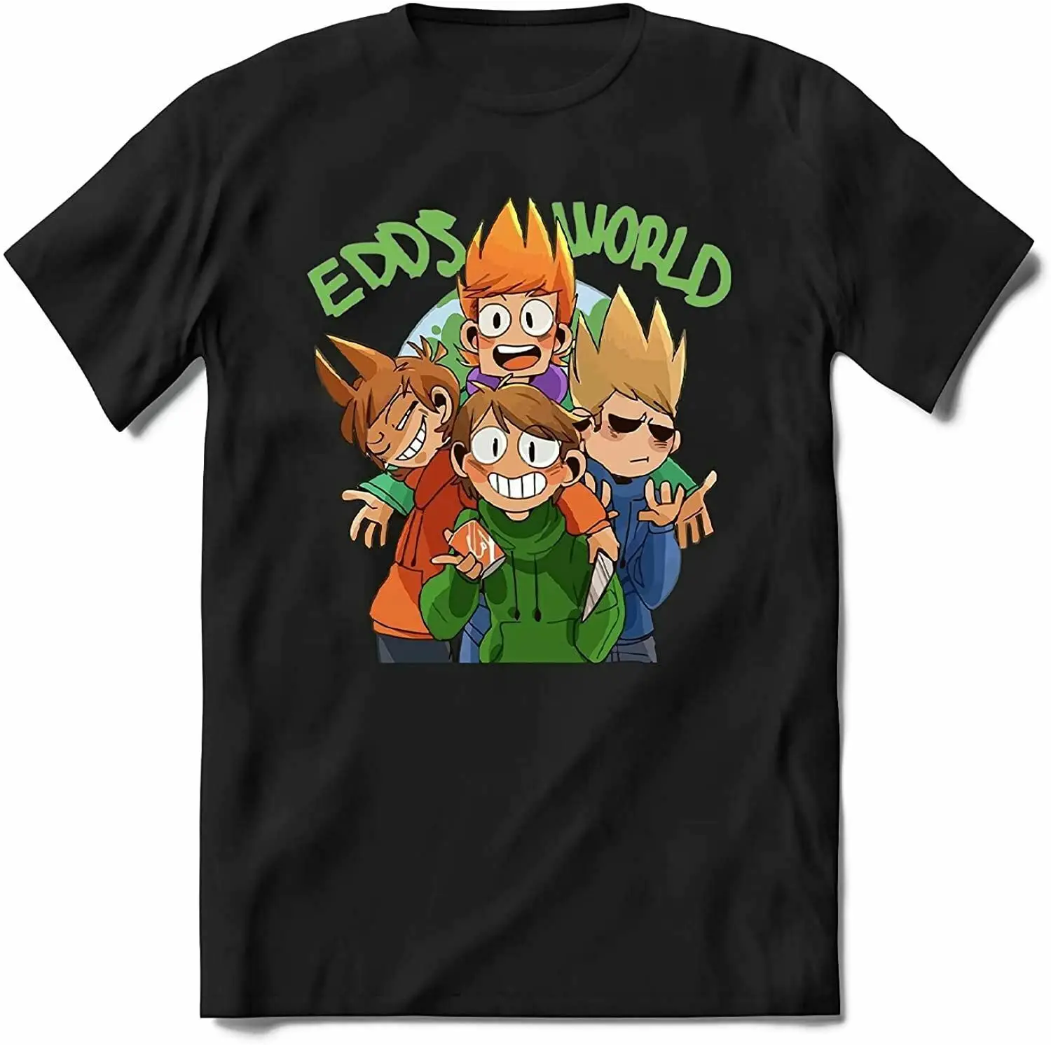 Рубашка Eddsworld унисекс анимационная рубашка для женщин и мужчин Подростковая