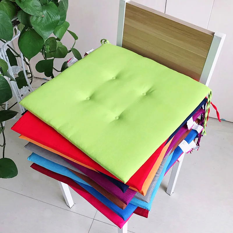 Однотонная подушка для сиденья Нескользящая стула сада кухни обеденного дивана