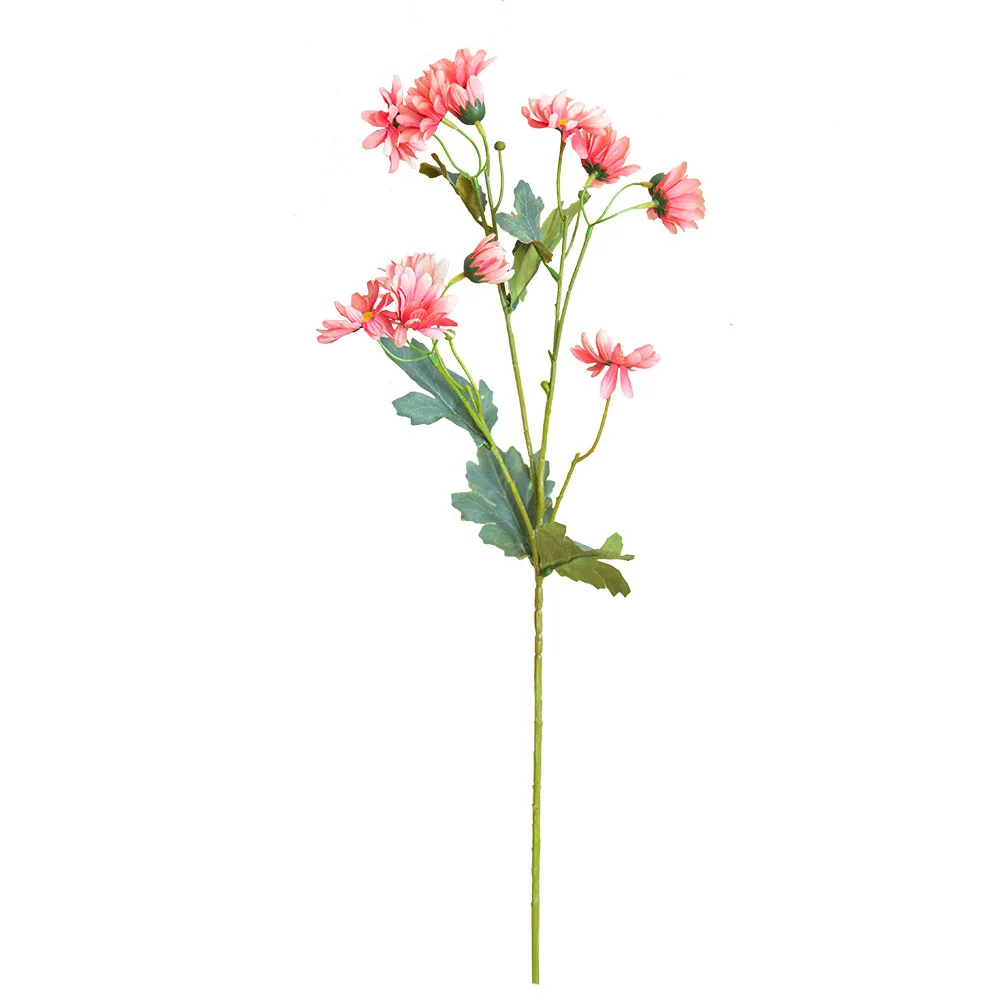 

Artificial High Grade Daisy Long Branch Bouquet Family Wedding Garden Decoration DIY Bridal Silk False Flower Accessories