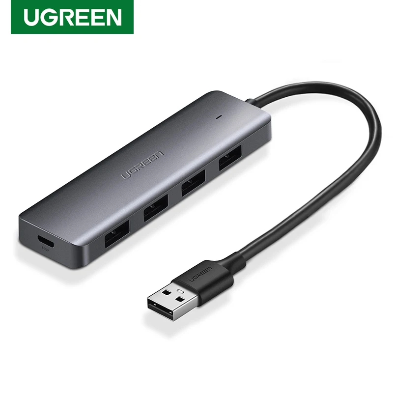 

Ugreen Multi USB HUB Splitter USB 3.0 2.0 4-Port with Micro Charger for MacBook Computer Accessories USB 3.0 HUB 5Gbps Transfer