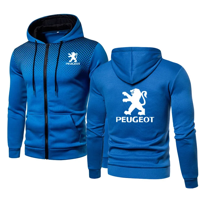 

Casual Spring Autumn Men's Zip Jacket Toyota Car Logo Printing Men's casual wear High Quality Dots Cotton Men's jackets