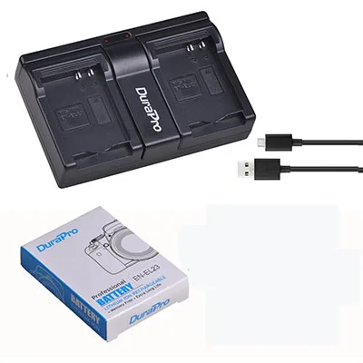 3,8 V 1850mAh EN-EL23 литий-ионная аккумуляторная батарея+ USB двойной комплект зарядного устройства для Nikon COOLPIX P900 P610 P600 B700 цифровой камеры - Цвет: 1 Battery Set