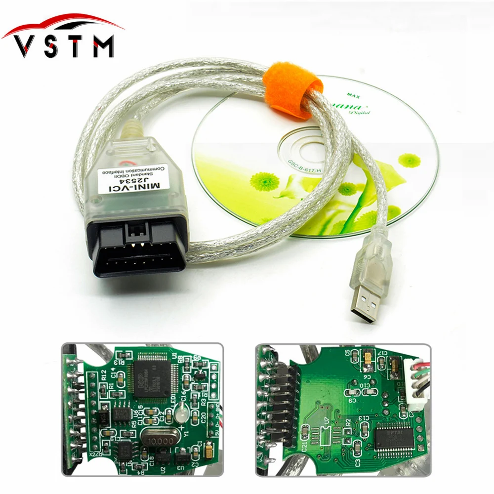 Профессиональный новейший мини VCI J2534 для TOYO TA Techstream новые V13.00.022 диагностический