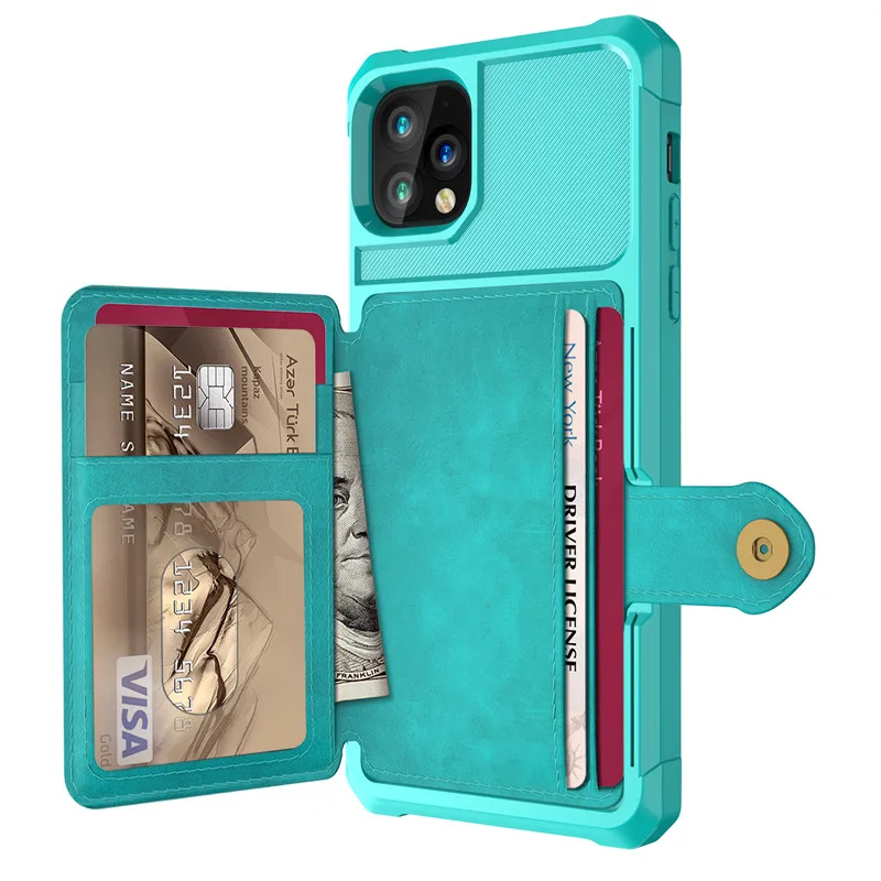 Green Премиальный кожаный чехол-книжка чехол для iPhone 11/XI XS Max XR 6 7 8 Plus TPU противоударный чехол для телефона Беспроводная зарядка автомобильный Магнитный чехол - Цвет: Green