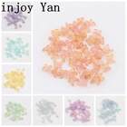 10 шт. Разноцветные Мини-бабочки для ногтей с отверстиями для фотоаксессуаров сделай сам