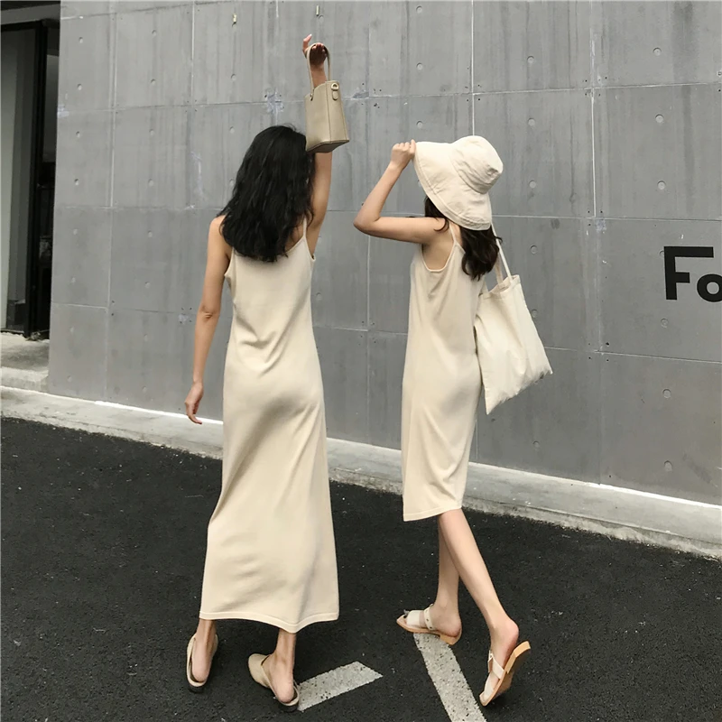 Вязаное женское платье на бретельках 4671 #|Женские платья| |