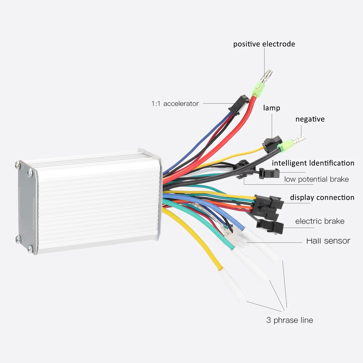 24V-48V/36V-60V 350W Motor Brushless Controller LCD Panel Thumb Throttle Electric Bicycle Scooter Kit S886 | Спорт и развлечения