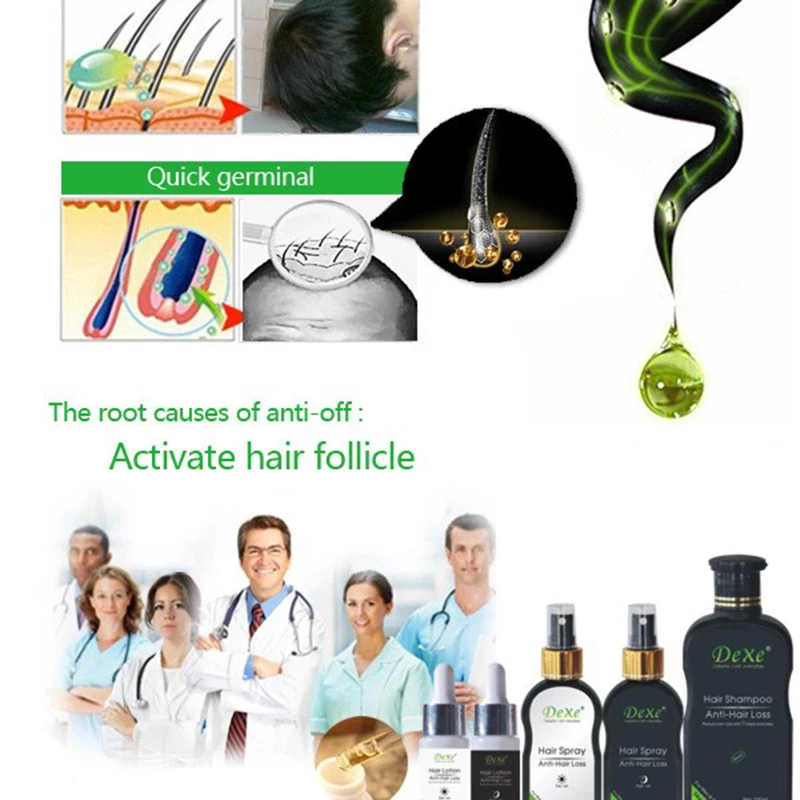 

Dexe Hair Shampoo Set Anti-hair Loss Herbal Hair Growth Product Prevent care Hair care