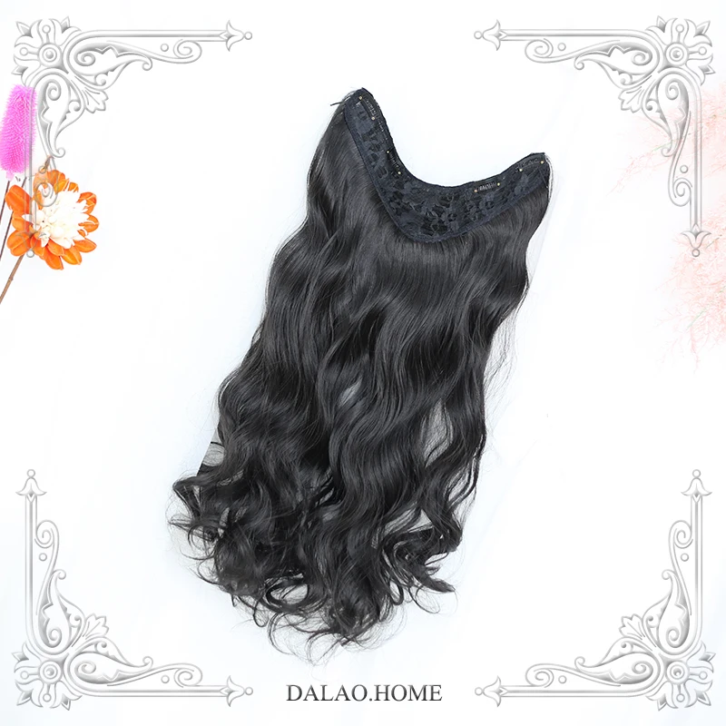 

High Quality V-Shaped WigSliceLong Curly Haira SliceStyleInvisible Traceless Hair ExtensionsNatural Wig