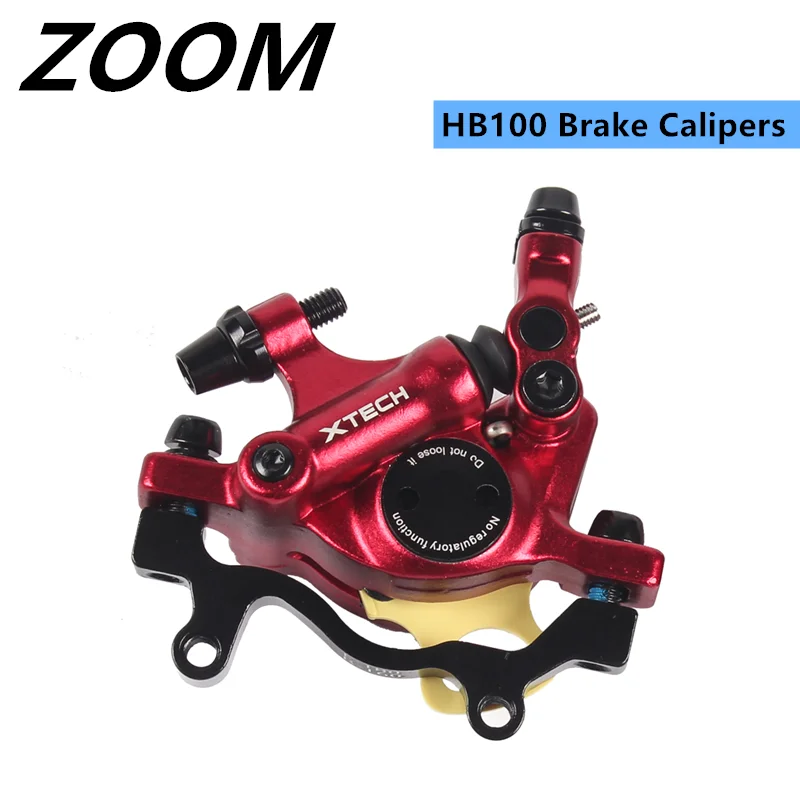 

ZOOM XTECH HB100 MTB Front and Rear Hydraulic Disc Brake Calipers for Mountain Bike Bicycle 120/140/160/180MM MT200 M315