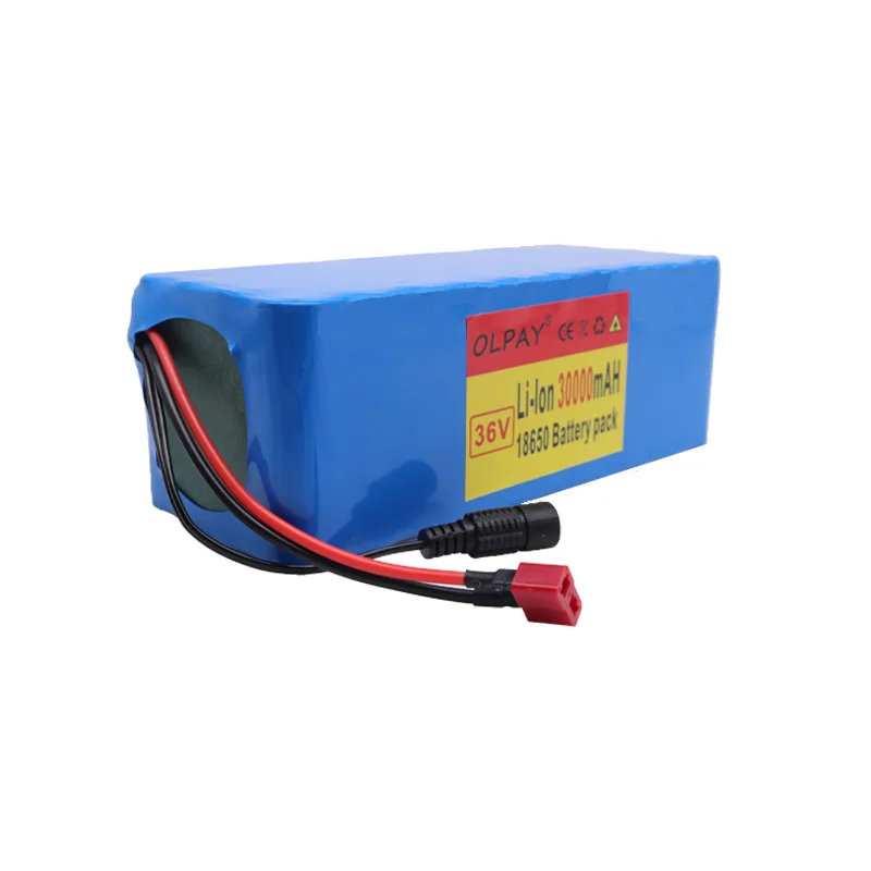 

10S4P 36V battery 30Ah battery pack 1000W high power battery 42V 30000mAh 36v electric bike battery BMS with +42v charger