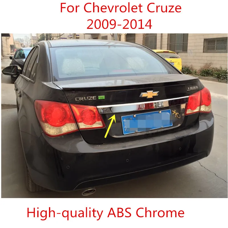 

Для Chevrolet Cruze 2009-2014 из нержавеющей стали и ABS хромированные ручки задней двери багажника крышка задней двери отделка рамка молдинг Стайлинг