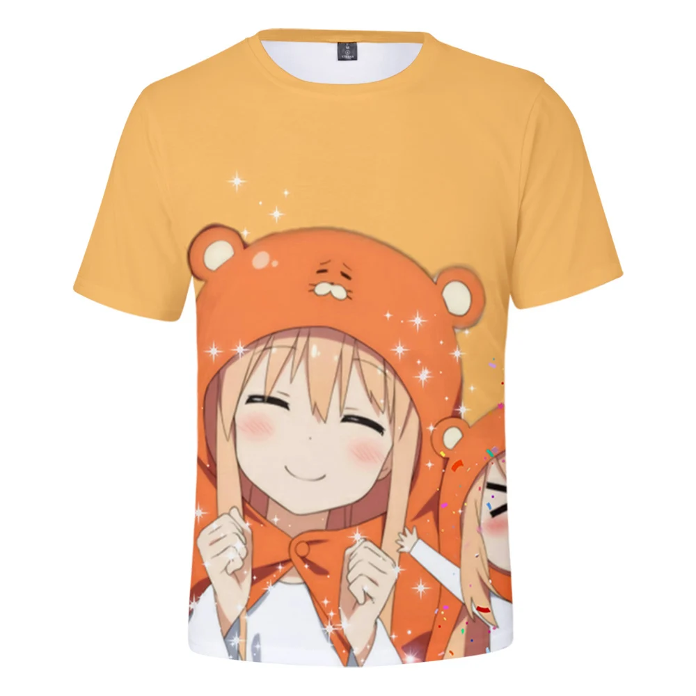

Himouto! Футболка с 3D принтом Умару-Чан, модная повседневная Уличная одежда в стиле Харадзюку для мужчин и женщин, футболка, топы в стиле ретро, в...