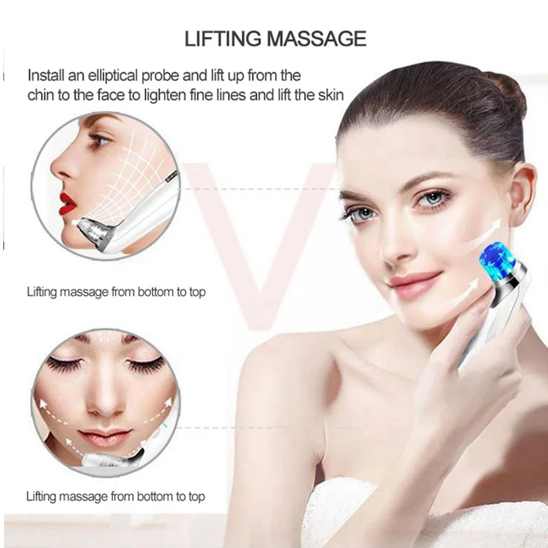 

Blackhead Remover Acne Cleaner Pimple Removal Facial Pore Vacuum Skin Care Vacuum Suction Facial Tools three lighting modes