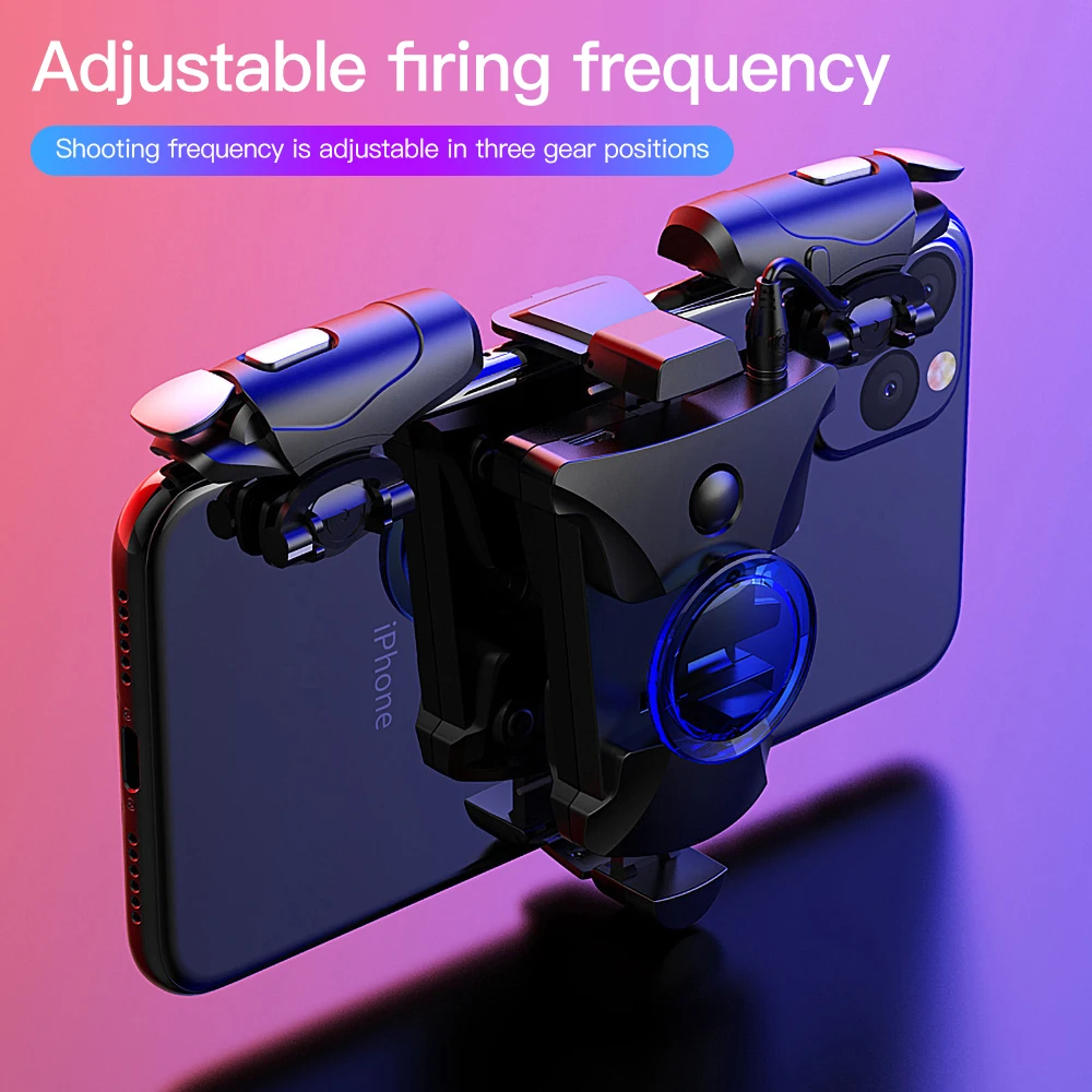 Meeker Gamepad Joystick for PUBG Joypad Trigger Fire Button 3 in 1 Adjustable Shooter Controller For PUBG Mobile Phone Game Pad