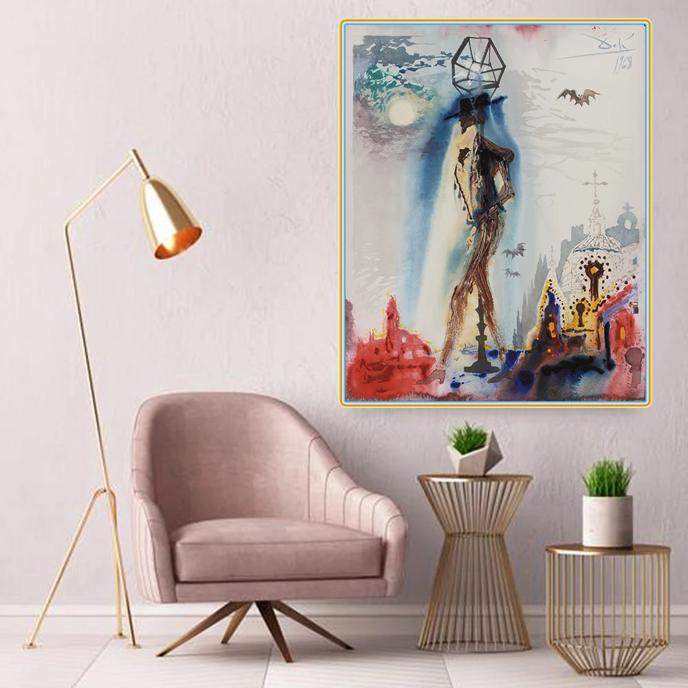 Картина маслом на холсте Дон Хосе Кармен Acte IV цитон Сальвадор Дали 1968 | Дом и сад