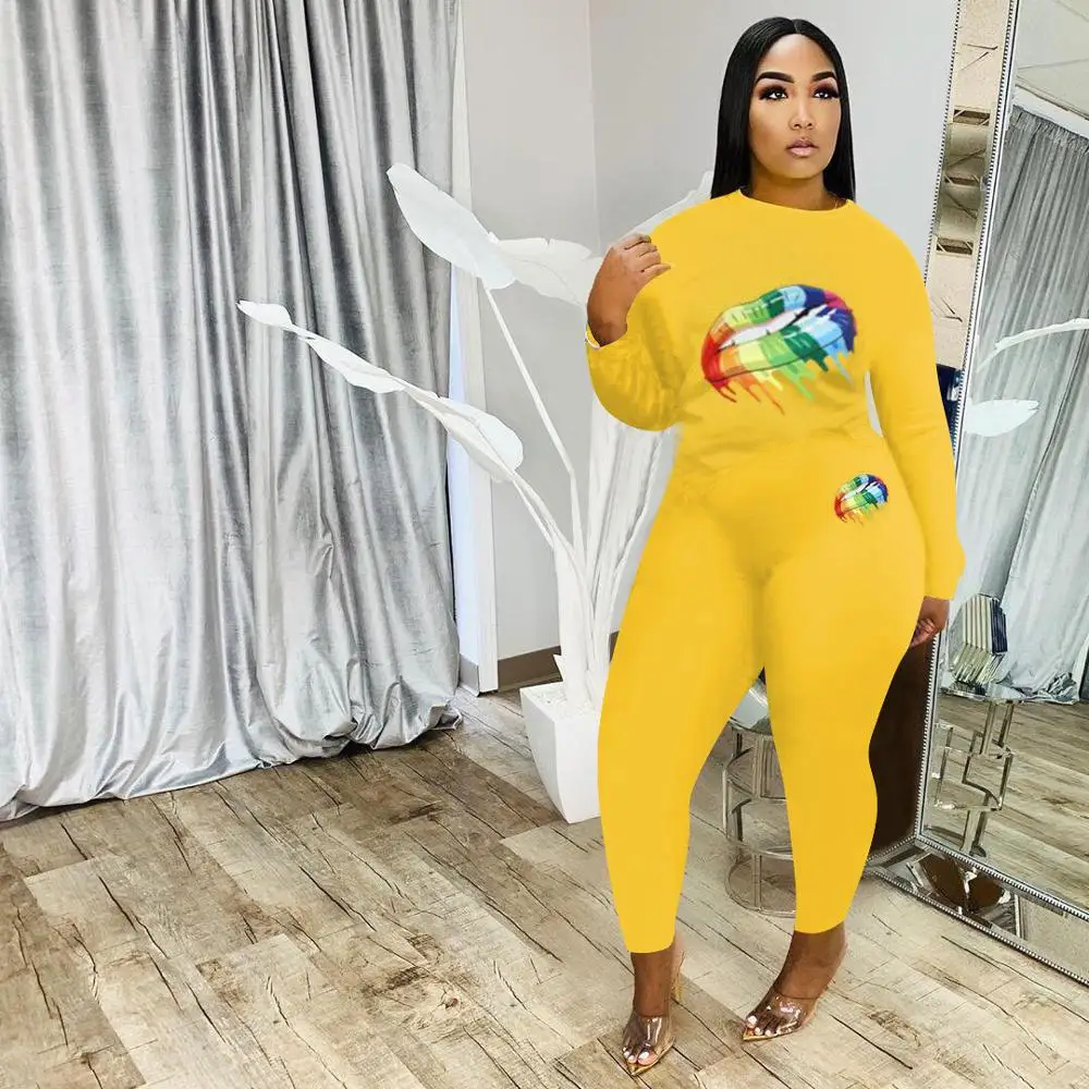 

2020 Newon Spring High Quality Classic Streetwear Women Suit Casual Femme O Neck Pullover T-shirt And Sport Trousers Tracksuit