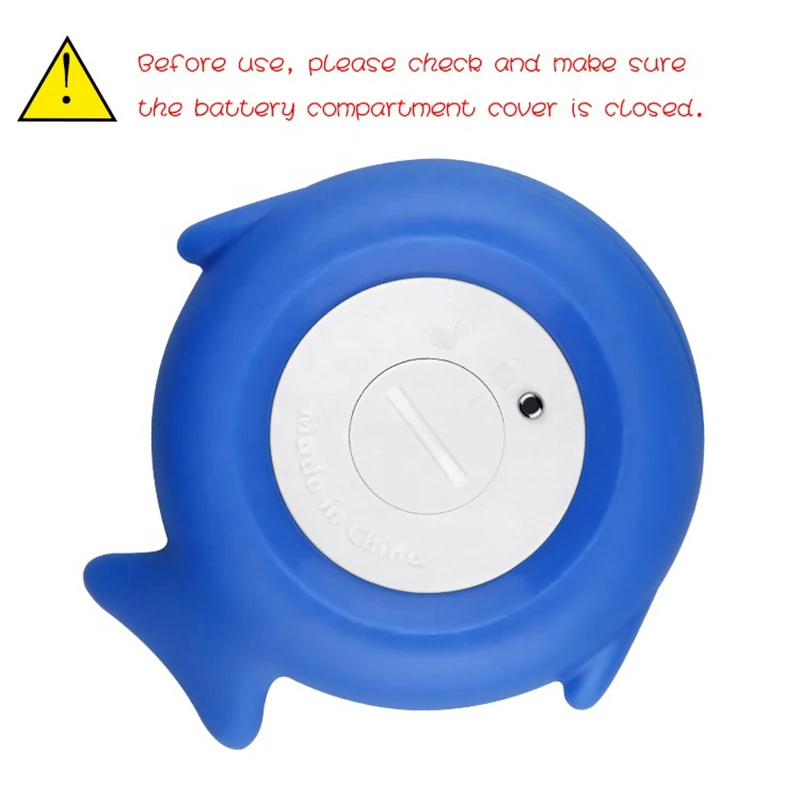 

Cute Fish Appearance Baby Bath Thermometer Environmental Protection Harmless Health Digital Water Floating Thermometer