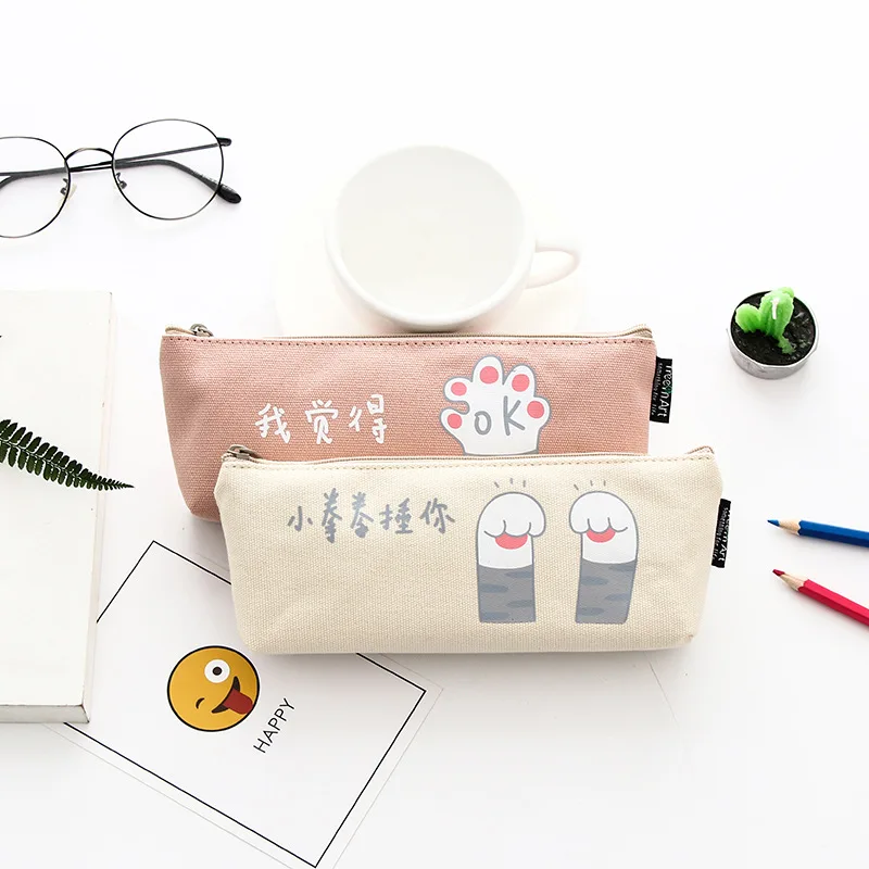 1 шт Сумочка для ручек и карандашей чехол милый простой коробка девочка/мальчик