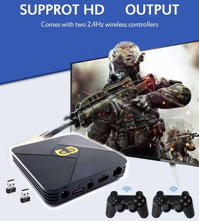 XS-5600 android Tv game 4K HD TV выход 32G Мини Портативная консоль аркадные Ретро игры Эмулятор