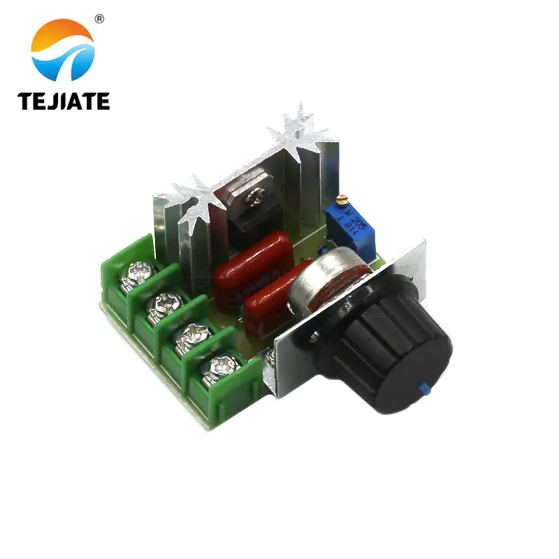 1 шт. 2000 Вт регулятор скорости из силикона 4000 мотор 220 В мощное Электронное