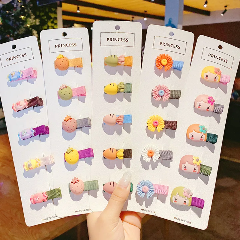 

Children's Hairpin Set Cartoon Cute Baby Card