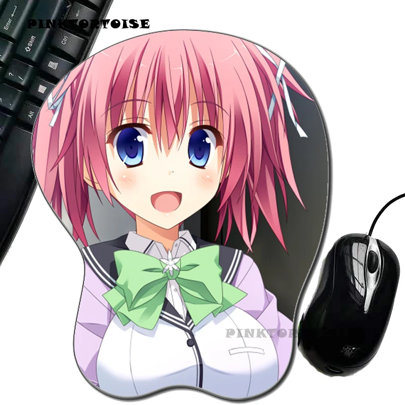 Коврик для мыши в стиле аниме Черепаха экологичный силиконовый 3D-коврик suzuka aki