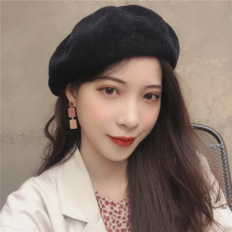 

South Korea's Elegant Temperament Enamel Drop Earrings Long Eardrop Morandi Color Girl Woman Wedding Jewelry Gifts