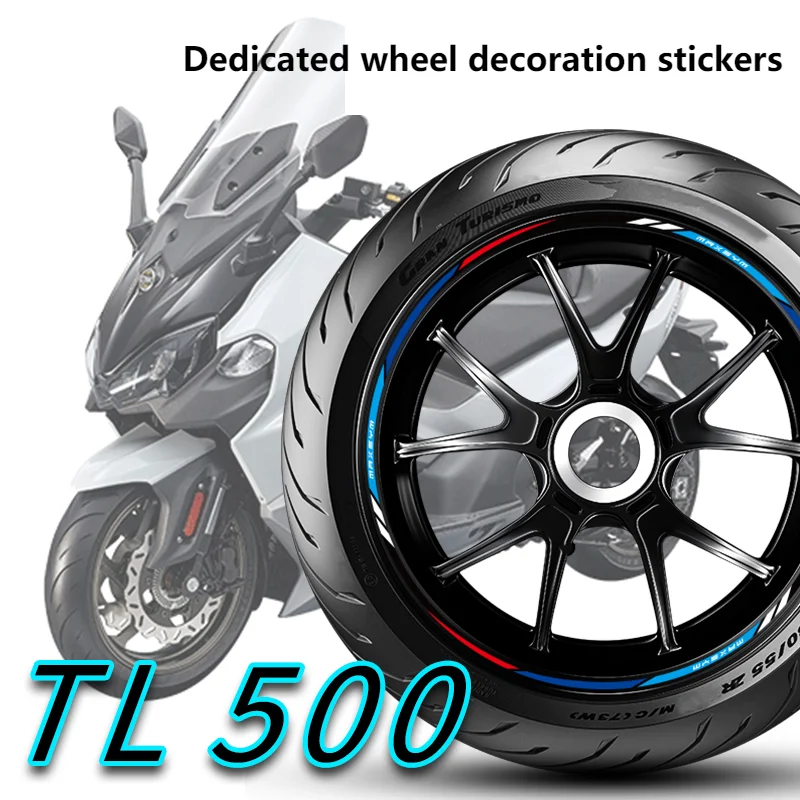 

Motorcycle Wheel Hub Rim Refitted Reflective Sticker Car Tire Bell Special for Sanyang Motor Maxsym Tl500