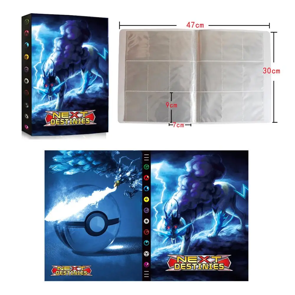 

432Pcs Holder Album Card Toys Collections Pokemon Cards Album Pokmon Cards Book Top Load List Binder For Children Gift