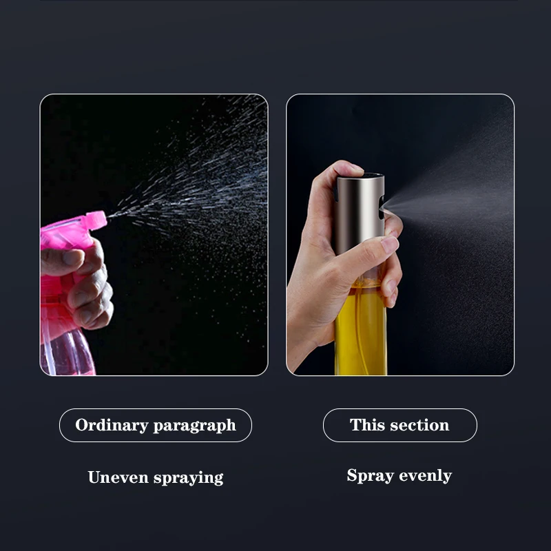 Стеклянный пищевой распылитель для масла кухонный масло выпечки