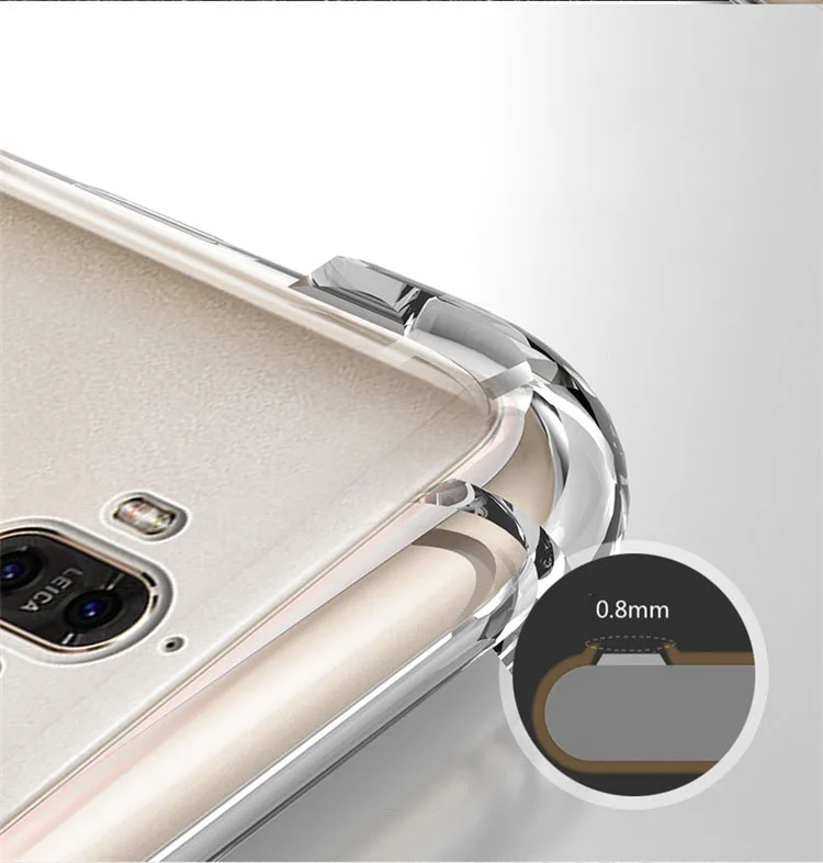 Роскошный прозрачный противоударный Гибридный резиновый чехол для Apple iphone 5 5s SE 7