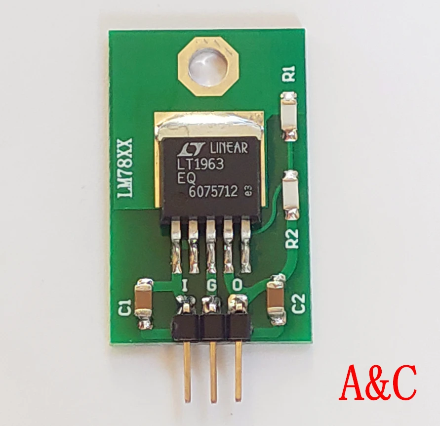 

LT1963 -LM 7805 LM78XX Converter / Power Module Conversion