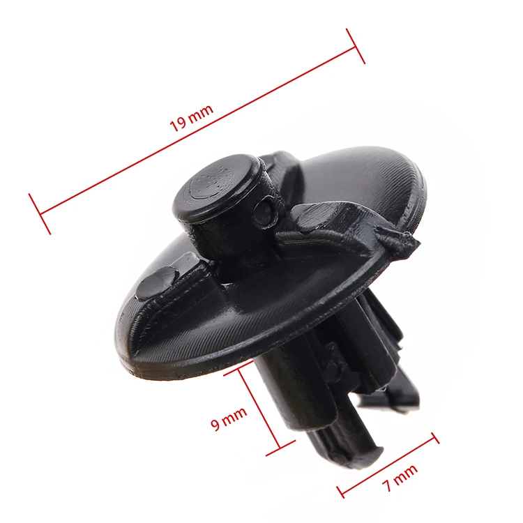 50 шт. авто крепеж 7 мм отверстие нажимной Фиксатор бампер крыло крышка двигателя