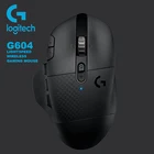 Игровая мышь Logitech G604 Lightspeed, игровая мышь 15 с программируемым управлением, 16000DPI, сенсор Hero, для MMO MOBA