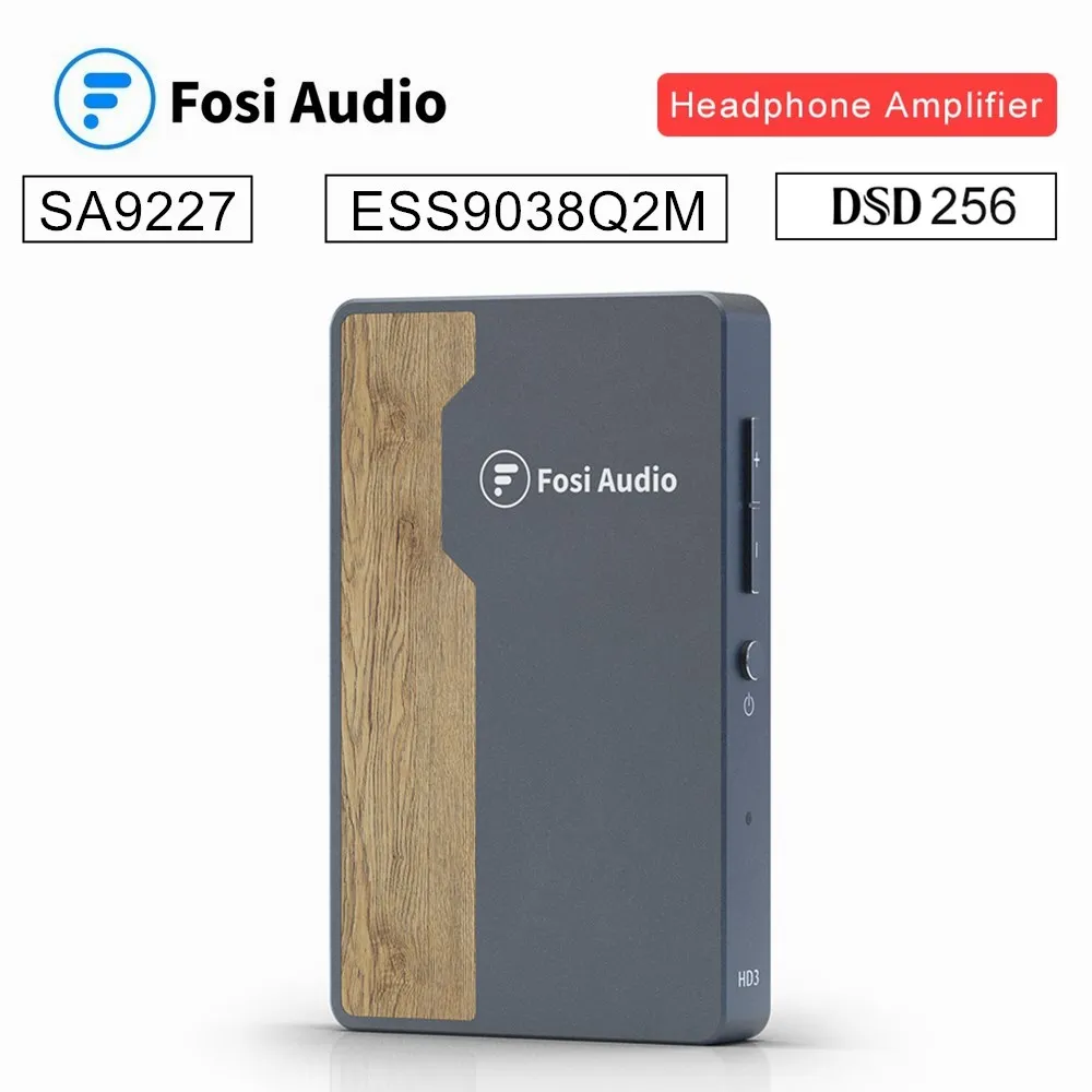 

Fosi Audio HD3 DSD 128 ESS9018K2M USB DAC усилитель для наушников для Android/компьютера/Sony/Xiaomi для Apple iPhone iPad 24 бит/192k