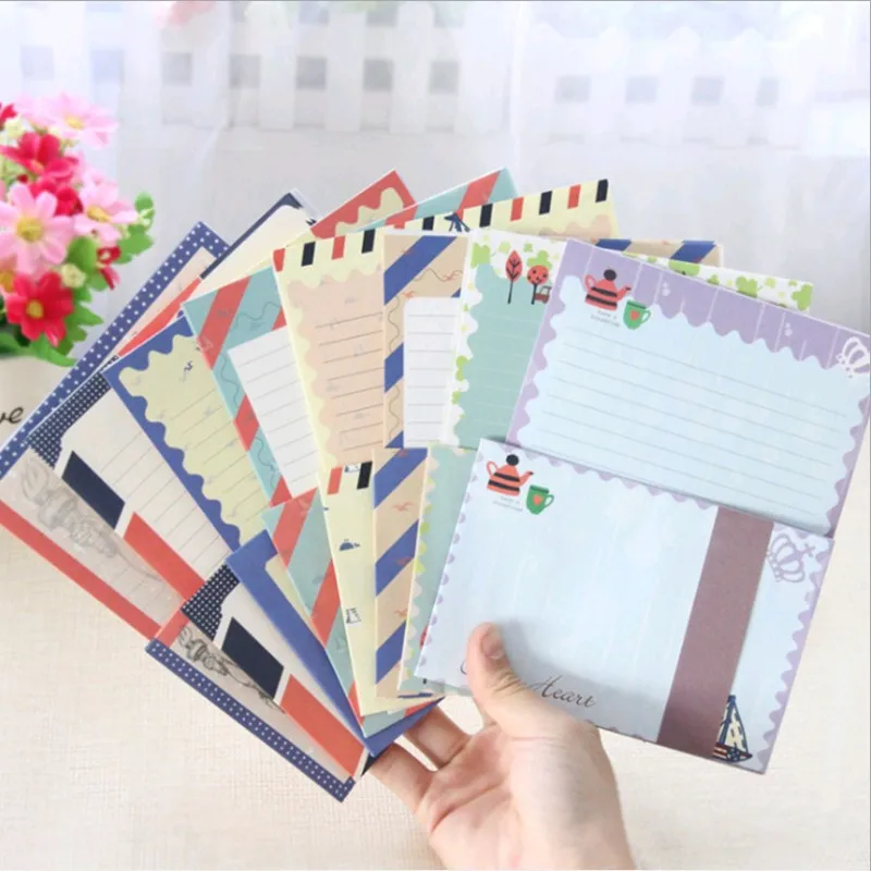 

1set Navy Style Envelope Letter Paper Envelope Random Style Creative Decor DIY Stationery Children Supplies 170*130mm