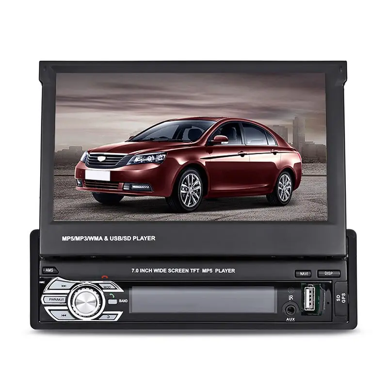Universal 9601G 1 Din Car Multimedia Player Auto Audio Stereo Fm Radio Gps Navigation Bluetooth 1Din 7 Inch Autoradio | Автомобили и