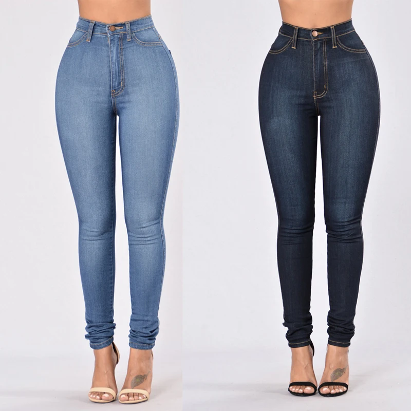 MDINCN женские джинсы из эластичной ткани однотонная цветная джинсовая ткань