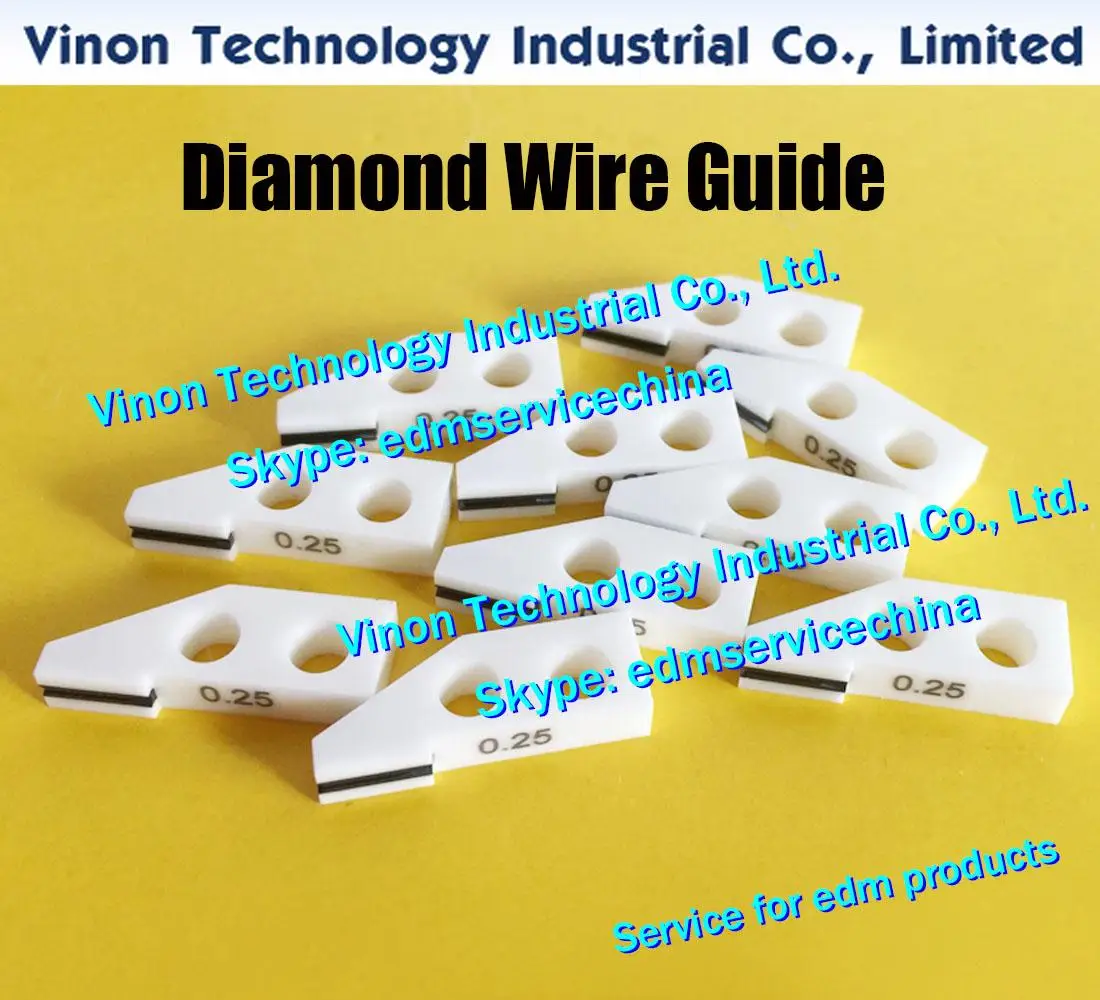 

Ø0.07mm edm Wire Guide 9EC670A404 (Diamond) used for Makino U8, DUO43, U53 Diamond Wire guide dies 9EC.670A.404