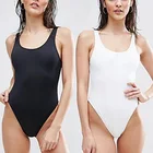 Женский слитный купальник, купальный костюм с высоким вырезом, пляжная одежда, монокини, 2021