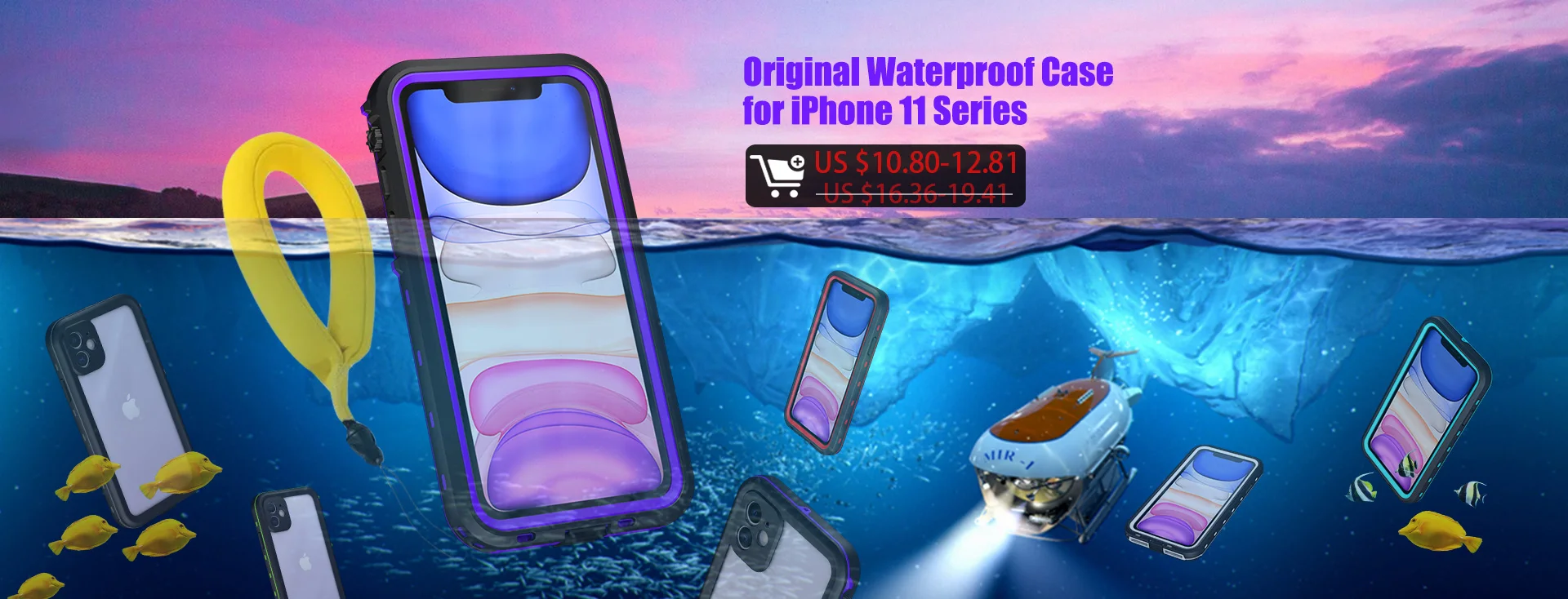 SHELLBOX IP68 Водонепроницаемый чехол для iPhone X XR XS MAX 8 7 Чехол пакет сумка Чехлы для телефона Coque водонепроницаемый чехол для телефона