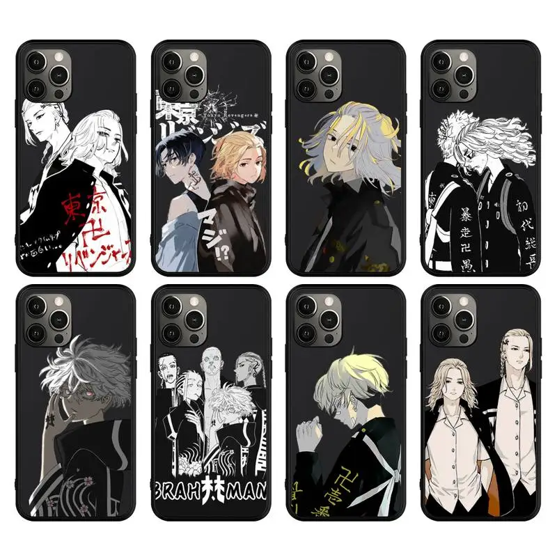 

Tokyo Revengers Avengers Manjiro Sano Phone Case For IPhone 13 Mini 12 11 Pro Max Xs X Xr 7 8 Plus Se 2020 Silicone Cover Funda