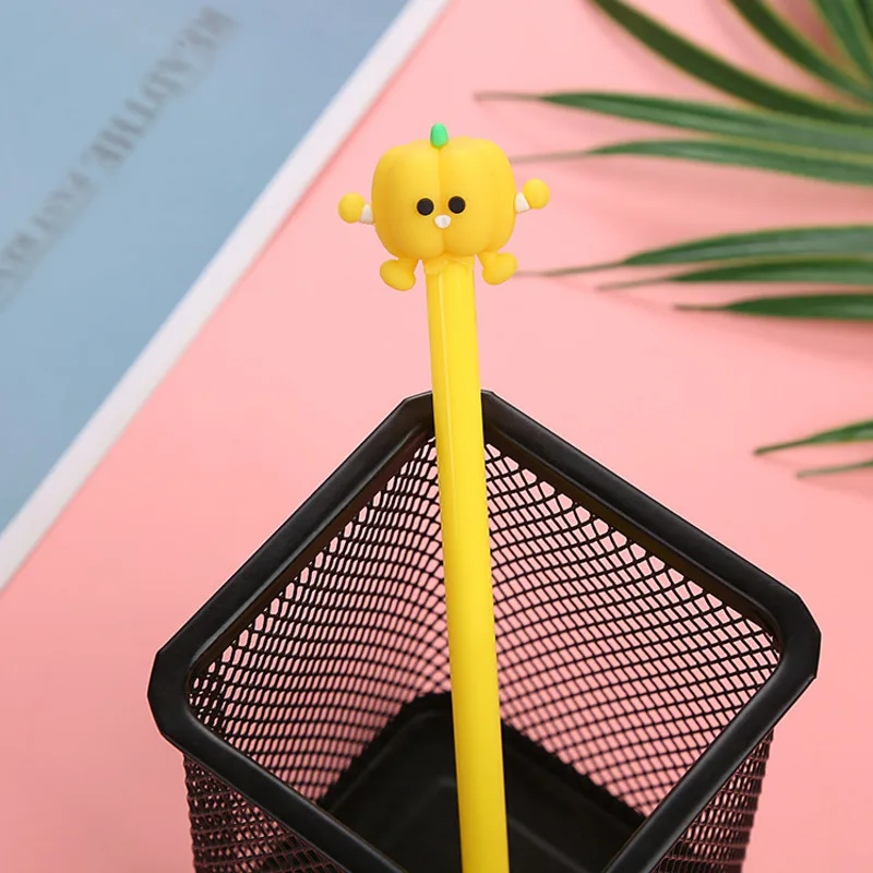 4 шт. Kawaii овощей мультипликационная гелевая ручка помидор морковь школьные